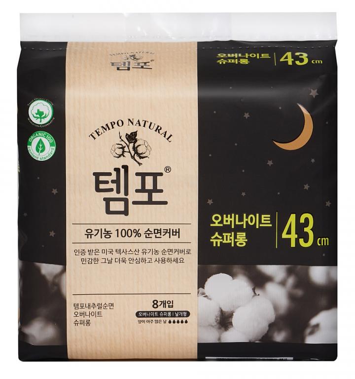 Tempo Overnight Pad & Tampon Combo Safe No Leakage: 유기농 팬티 패드 추천