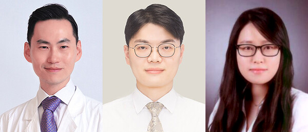 사진 왼쪽부터) 김성민, 권영남 교수, 김보람 연구원