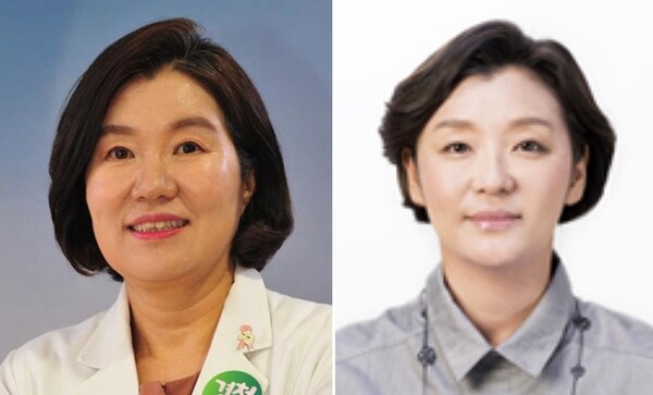 왼쪽부터 이은숙, 이찬화 박사