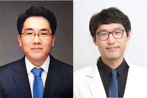 왼쪽부터 강민규 교수(책임저자), 박정길 교수(공동저자)