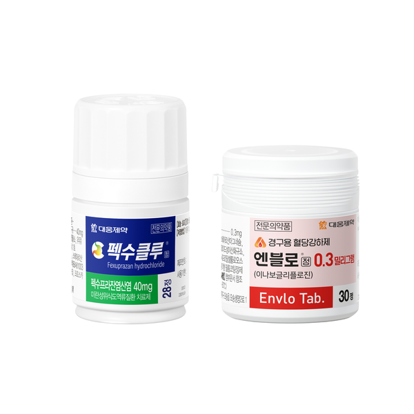 Fexuclu (40 mg) e Enblo (0,3 mg)2