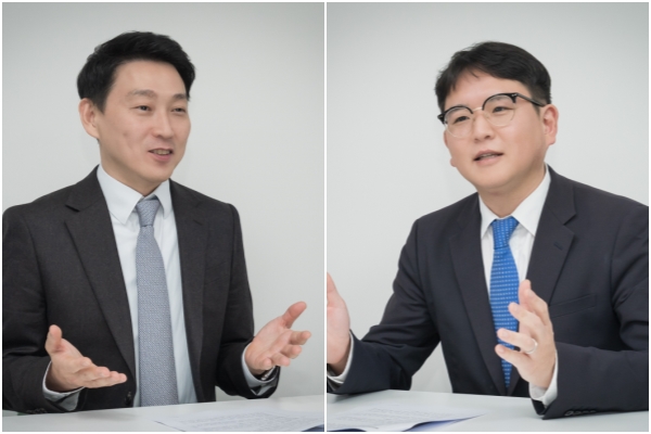 사노피 희귀질환사업부 김광섭 차장(사진 左), 최재준 과장