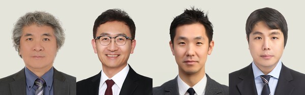 (왼쪽부터)제17회 아산의학상 수상자 이창준 연구소장, 김원영, 정인경, 오탁규 교수