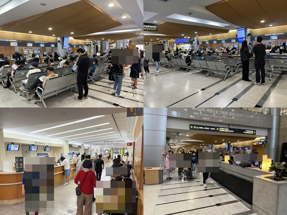 내원객들로 붐빈 세브란스병원
