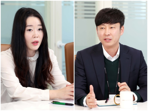 멀츠 인젝터블 부서 양여진(사진 왼쪽)·박재영 팀장