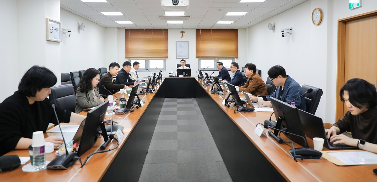 민창기 의료원장 취임기념 CMC기자단 간담회 전경