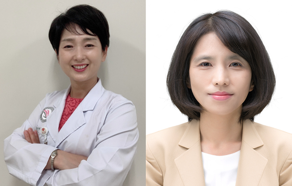 (왼쪽부터)황보영 수석부회장, 최경숙 부회장