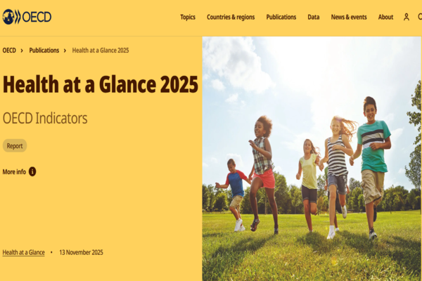 Health at a Glance 2025 홈페이지